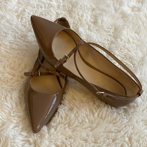 Nine West Nude Flats